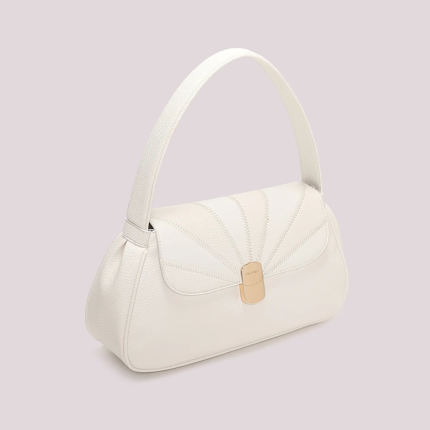 Hobo Bag Patchwork Bianco