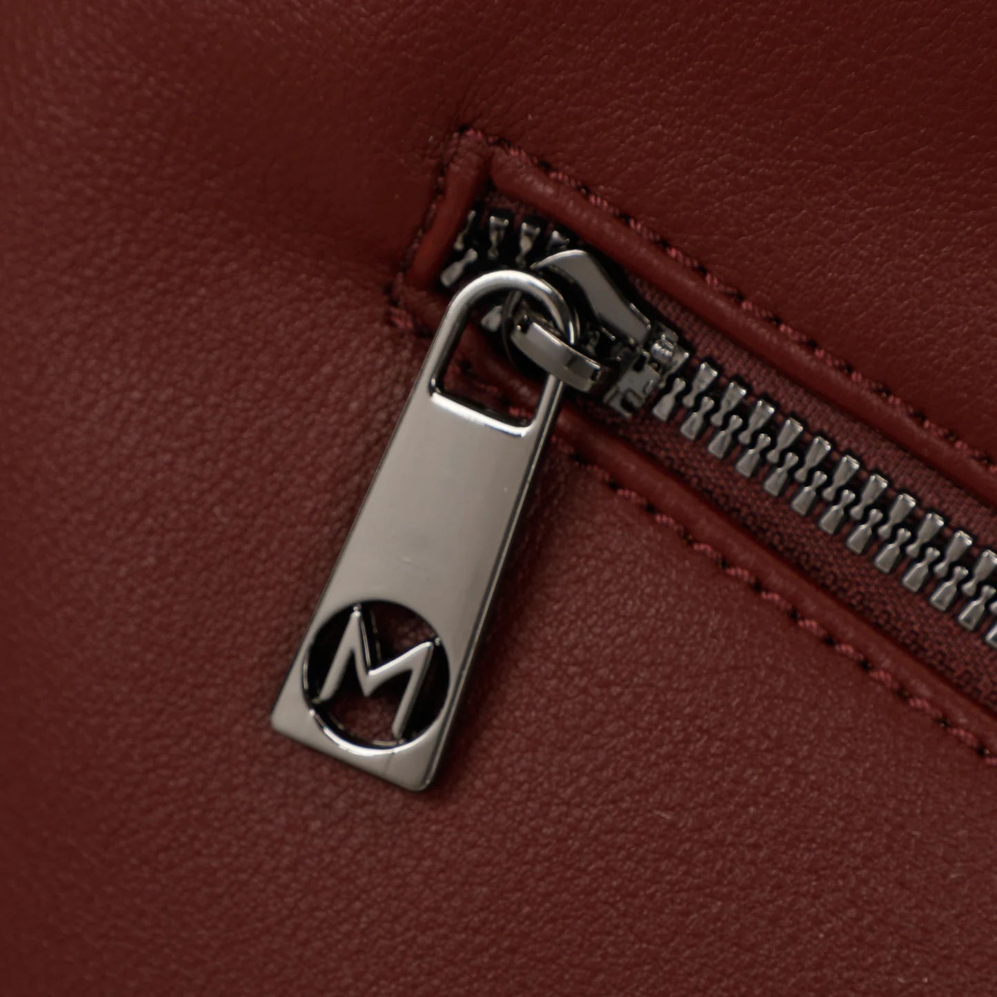 Borsa a Spalla Patchwork Burgundy