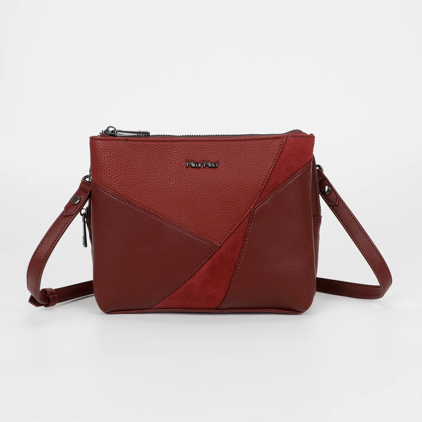 Borsa a Tracolla PATCHWORK Burgundy