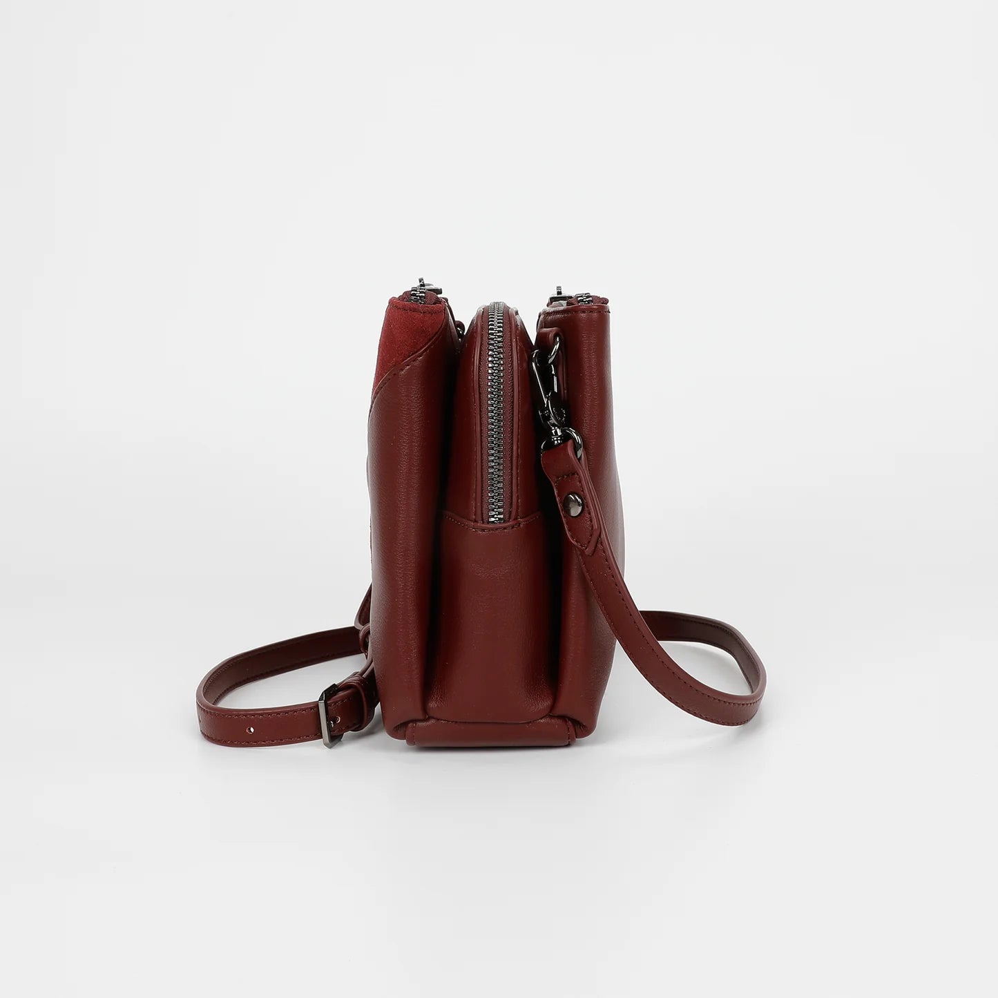 Borsa a Tracolla PATCHWORK Burgundy