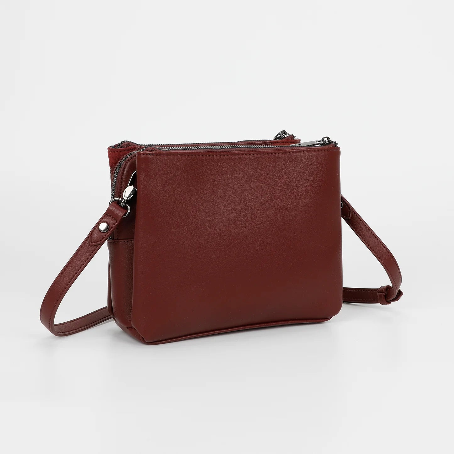 Borsa a Tracolla PATCHWORK Burgundy