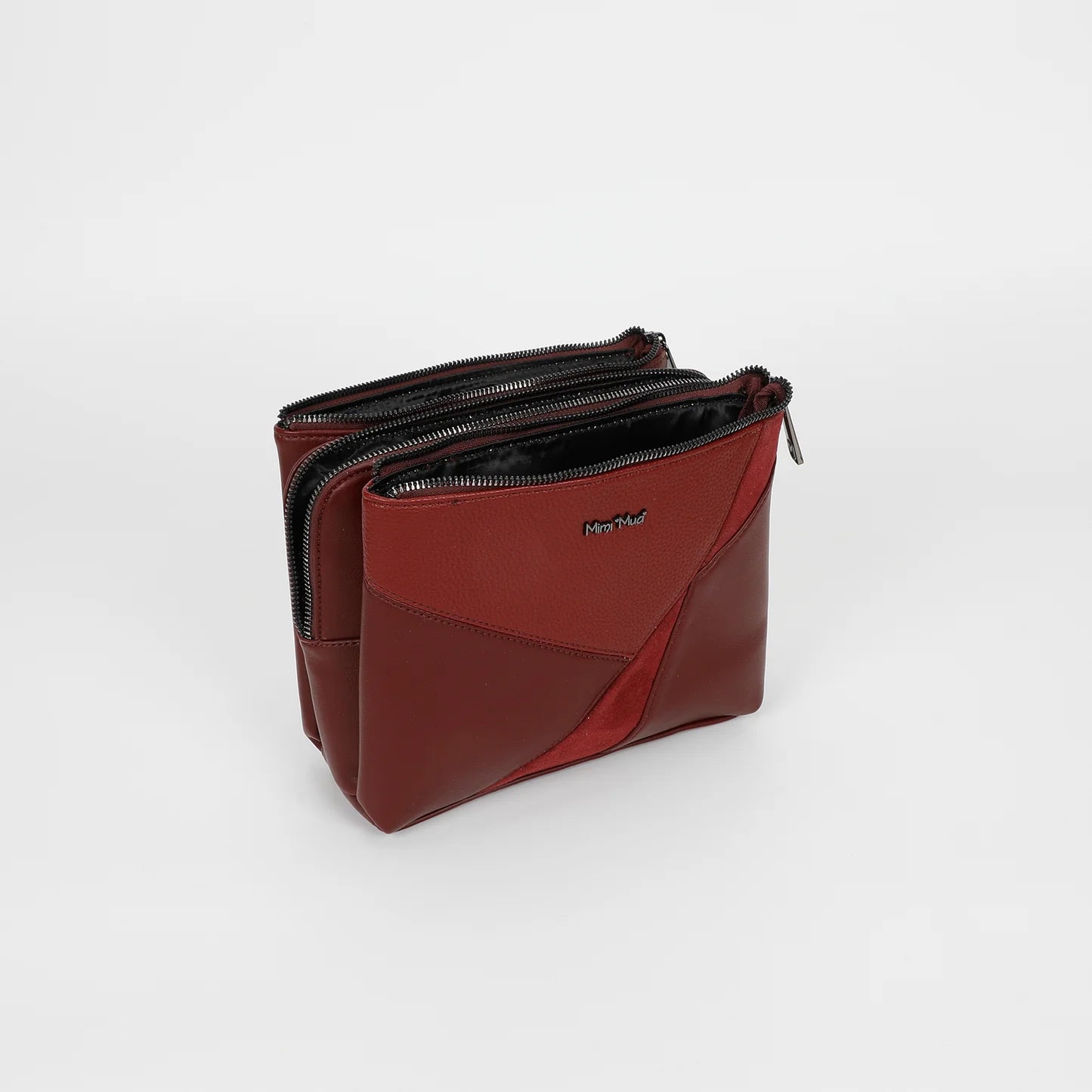 Borsa a Tracolla PATCHWORK Burgundy