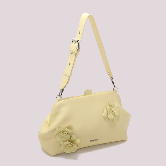 Borsa a spalla Fiori  Mimì-Muà Gialla