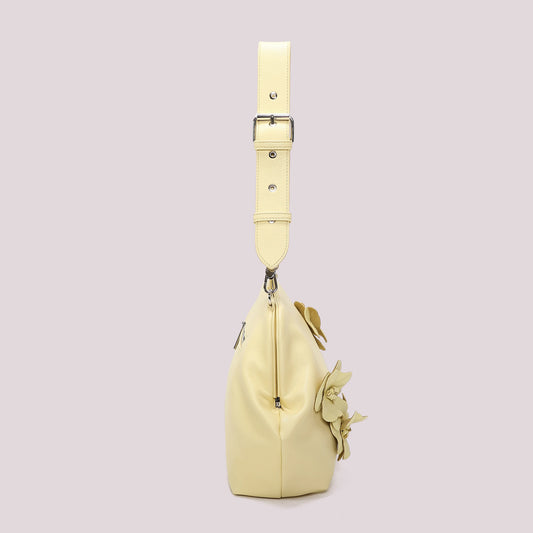 Borsa a spalla Fiori  Mimì-Muà Gialla