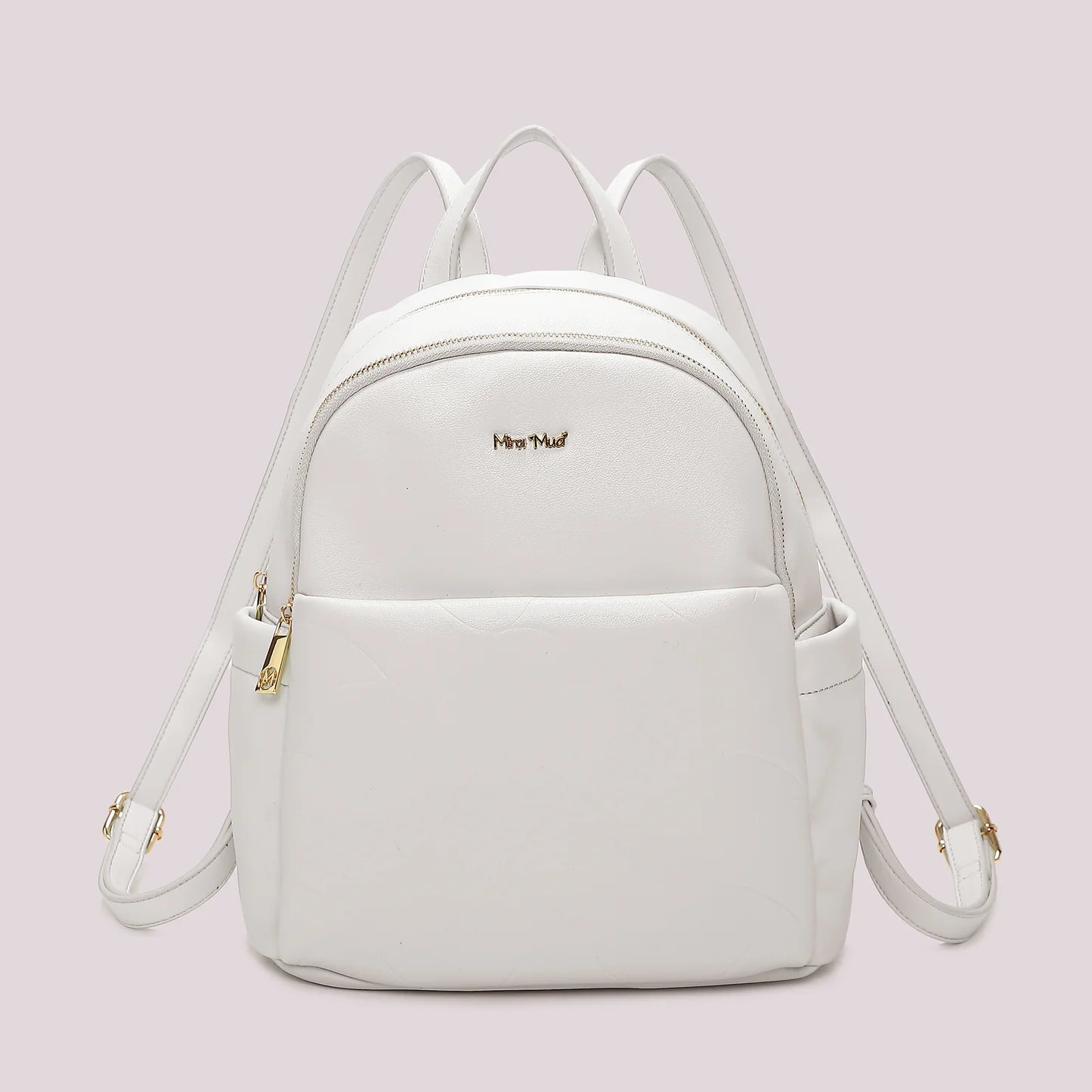 Zaino donna Mimì-Muà Bianco Motivo Onda