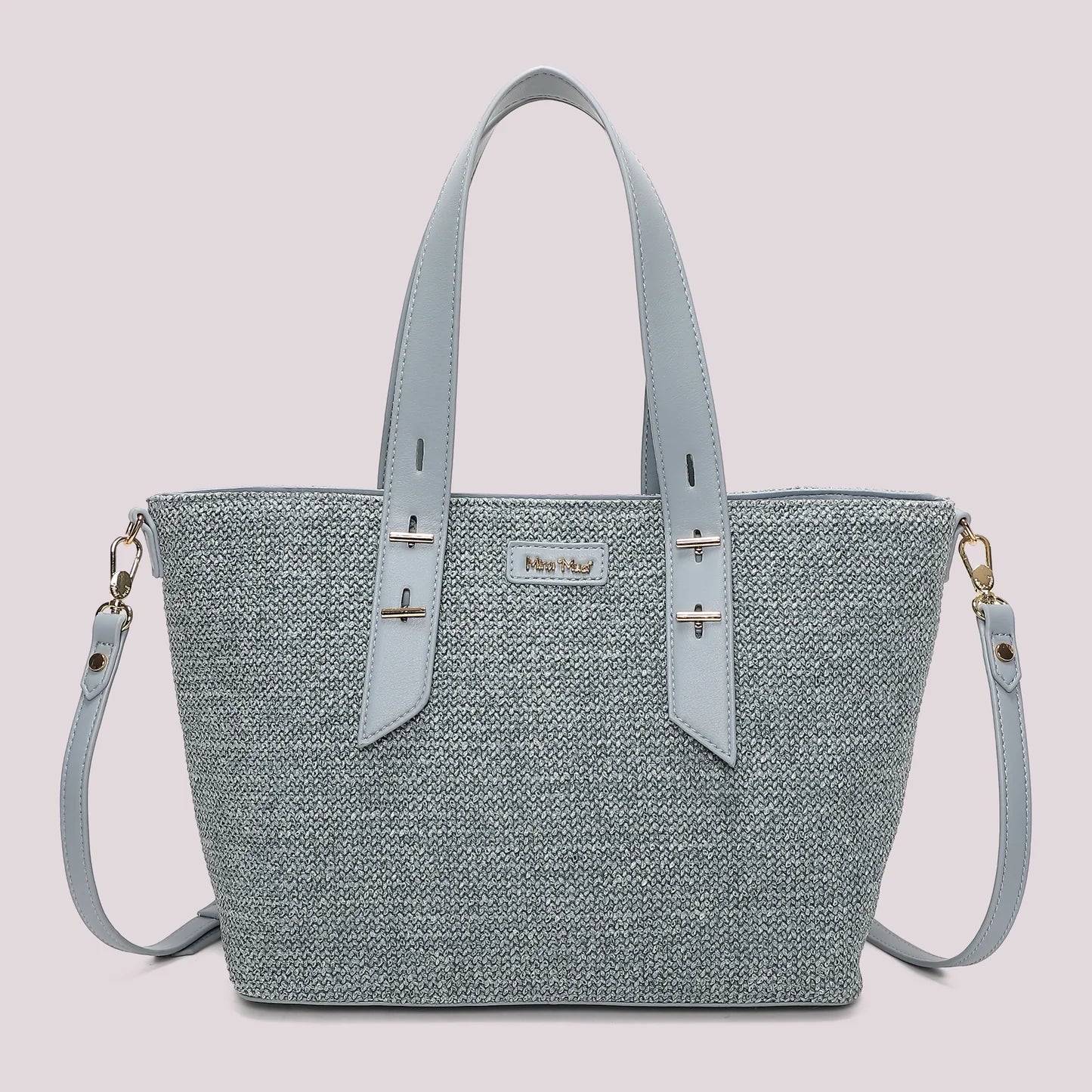Shopper Paglia Mimì-Muà Celeste