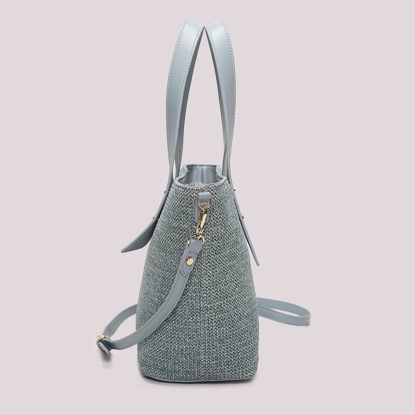 Shopper Paglia Mimì-Muà Celeste