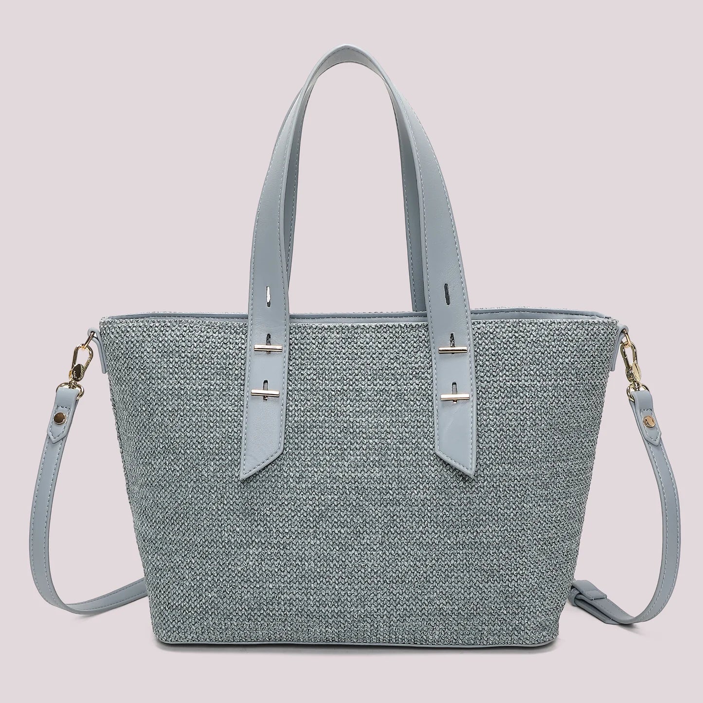 Shopper Paglia Mimì-Muà Celeste