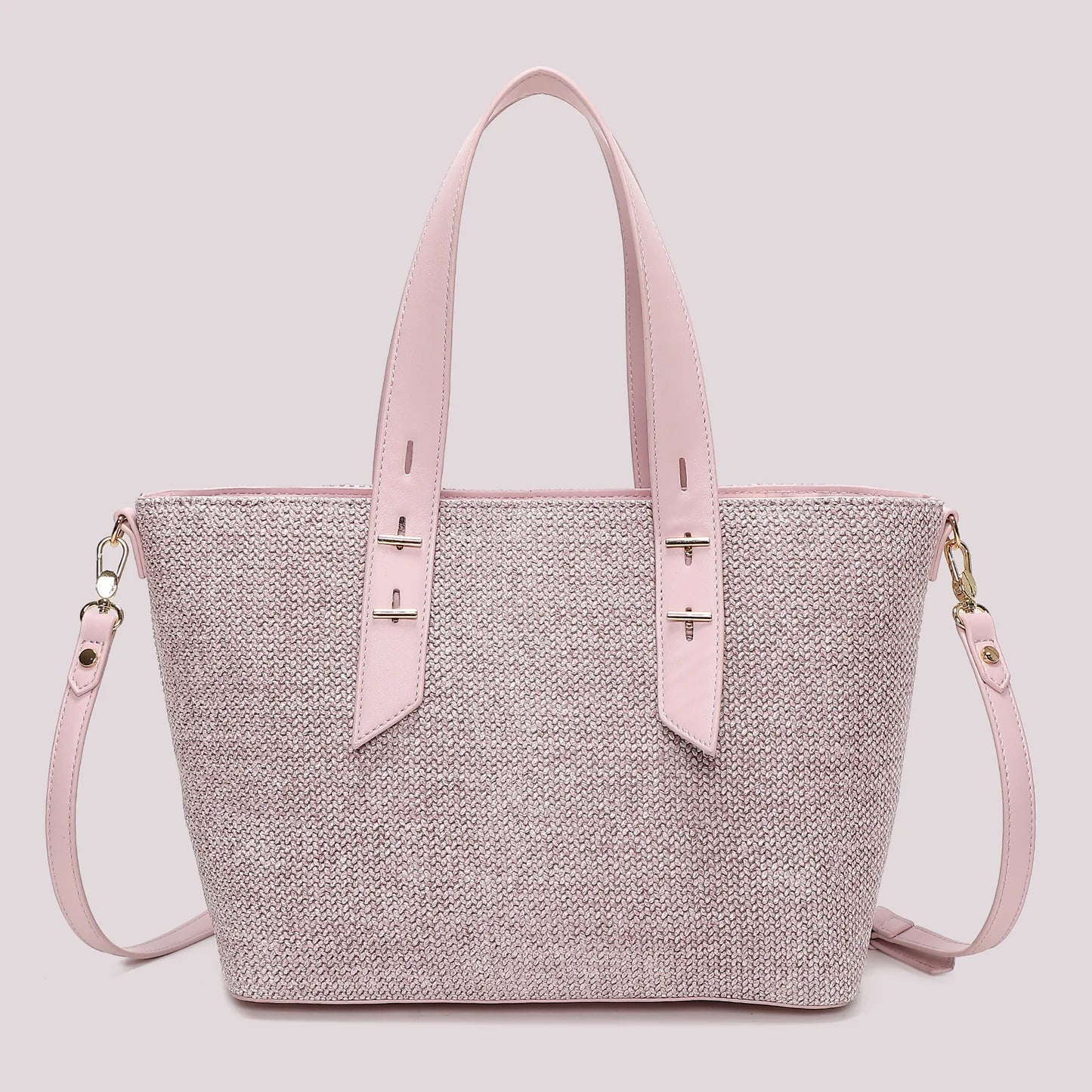 Shopper Paglia Lilla Mimì-Muà