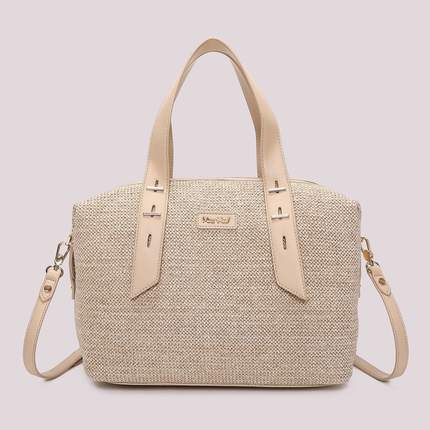 Bauletto in paglia Mimì-Muà Beige