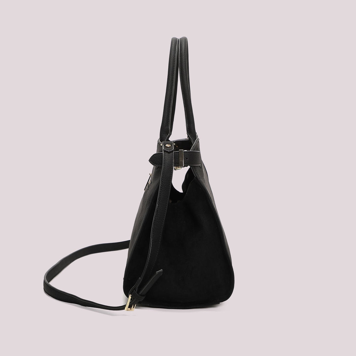 Shopping Moda scamosciata Nera
