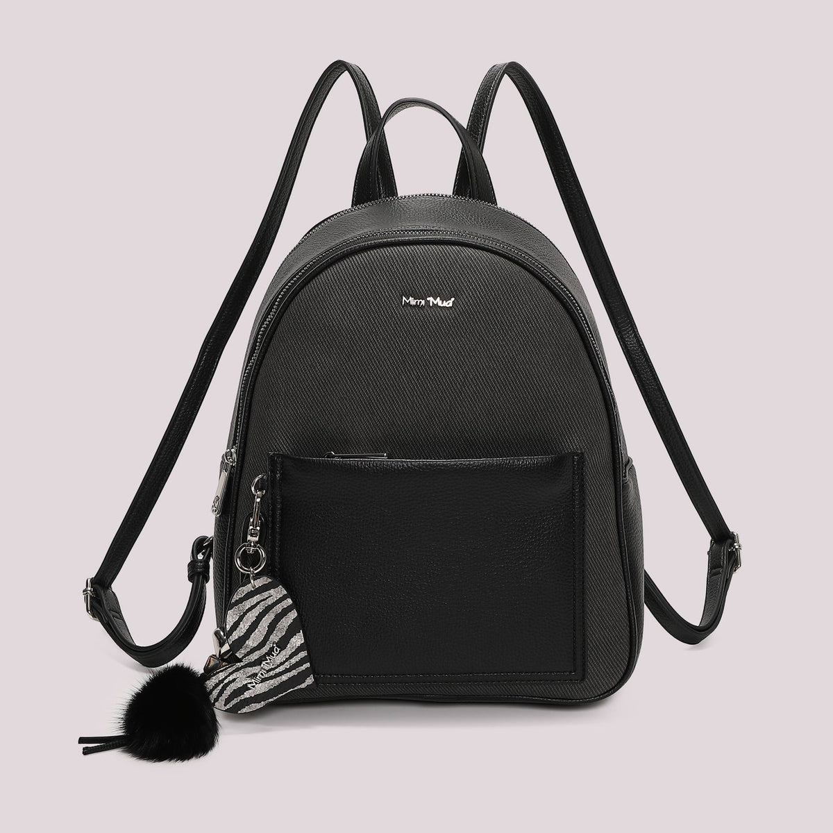 Zaino con charm Mimì-Muà Nero