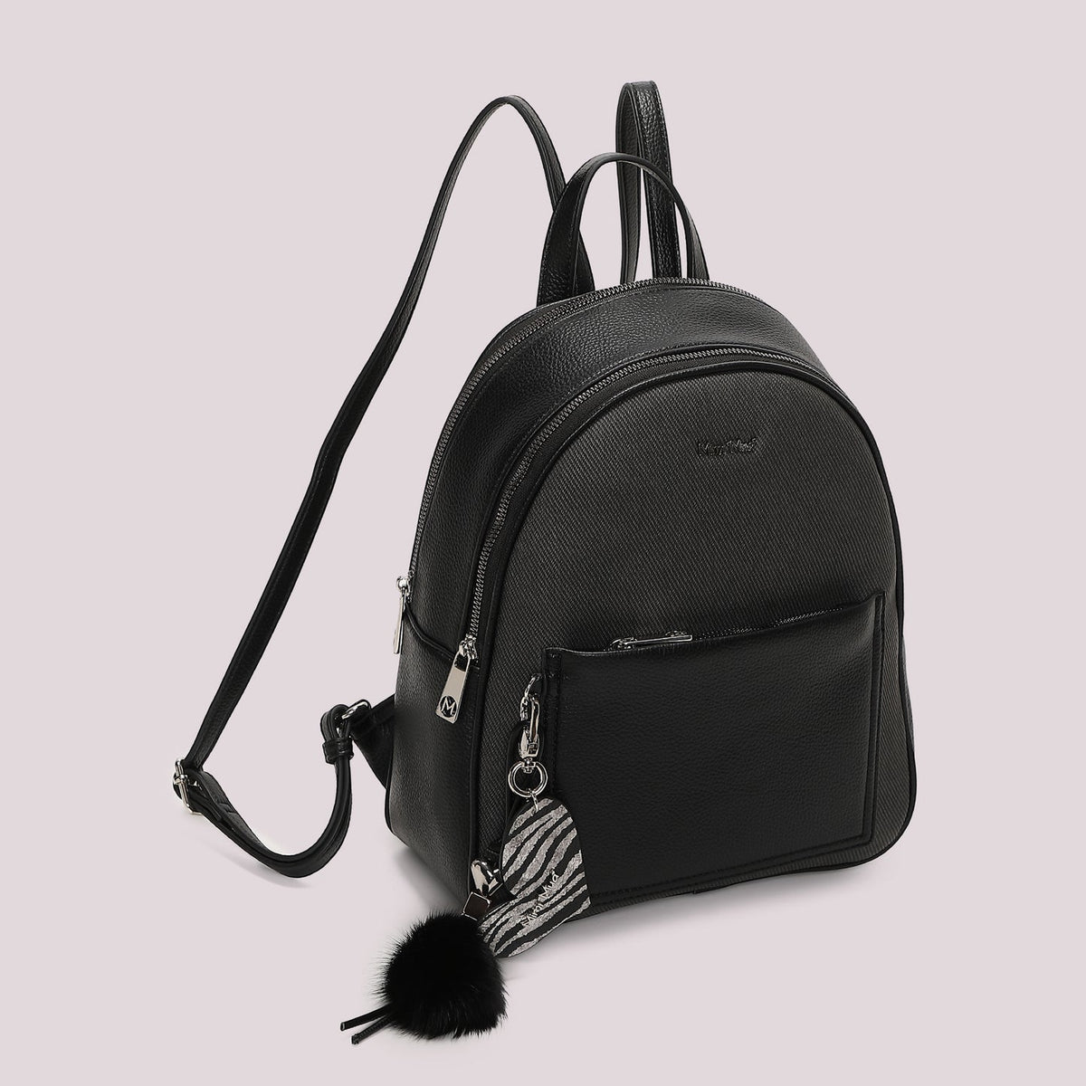 Zaino con charm Mimì-Muà Nero