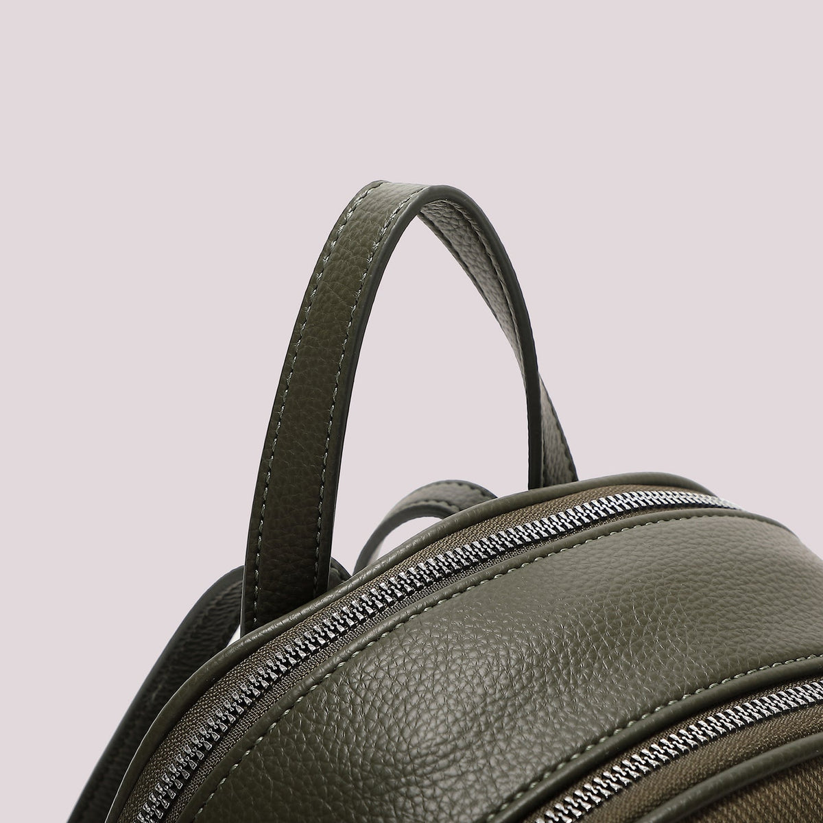 Zaino con charm Mimì-Muà Verde Militare