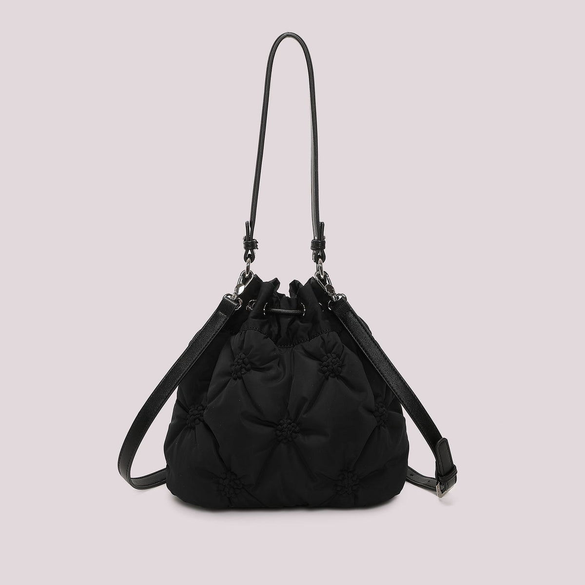 Borsa a Secchiello Piumino Nero