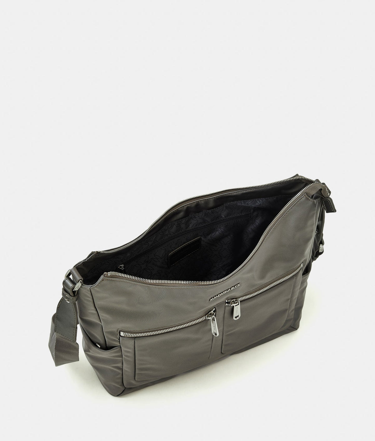 ACTIVE LUX Borsa hobo multifunzione Mandarina Gun Metal