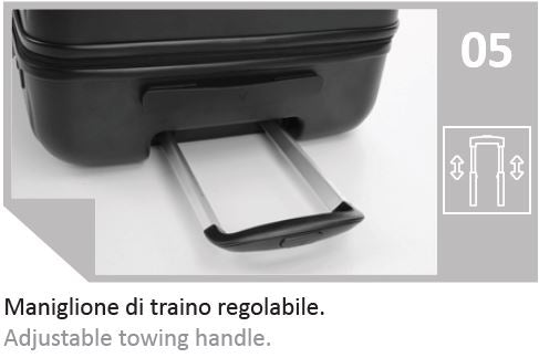 Bagaglio a Mano Con Ruote Gratuito Ryanair 40x30x20 Swing Nero
