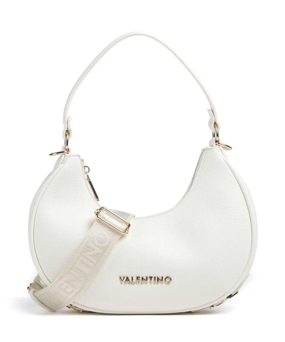 Borsa a Mezza Luna Shelby Bianco