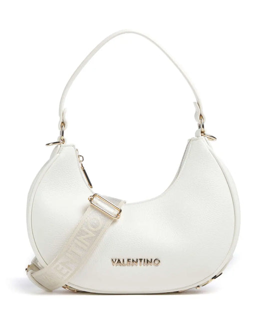 Borsa a Mezza Luna Shelby Bianco
