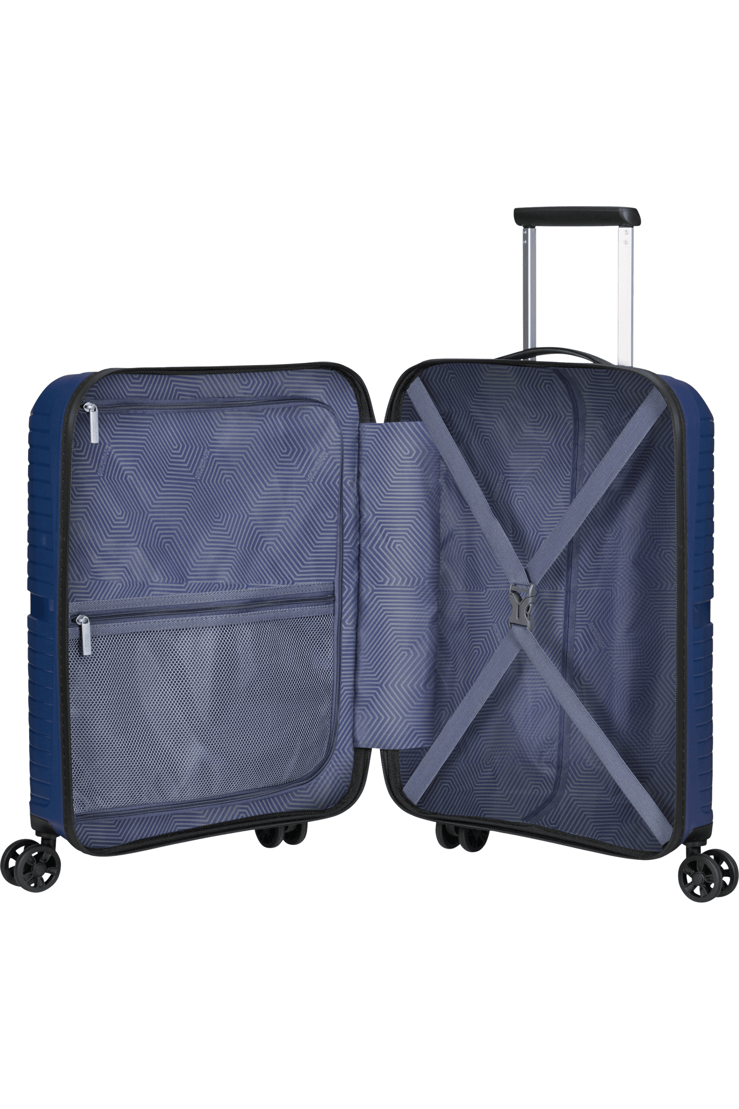 Bagaglio a Mano con porta PC E USB AIRCONIC 55CM BLU