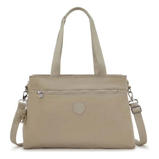 Kipling Basic Elevated Elysia Borsa a spalla 44 cm Beige