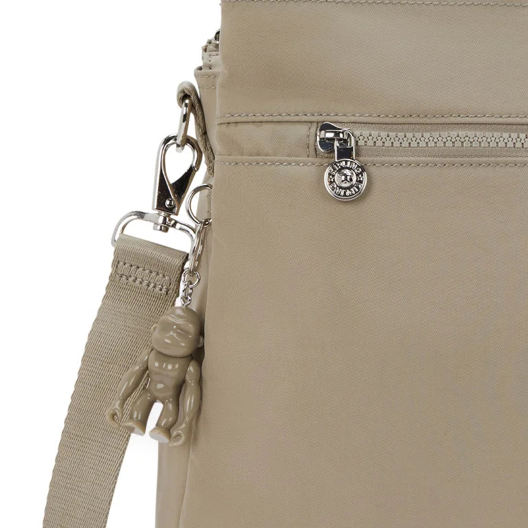 Kipling Basic Elevated Elysia Borsa a spalla 44 cm Beige