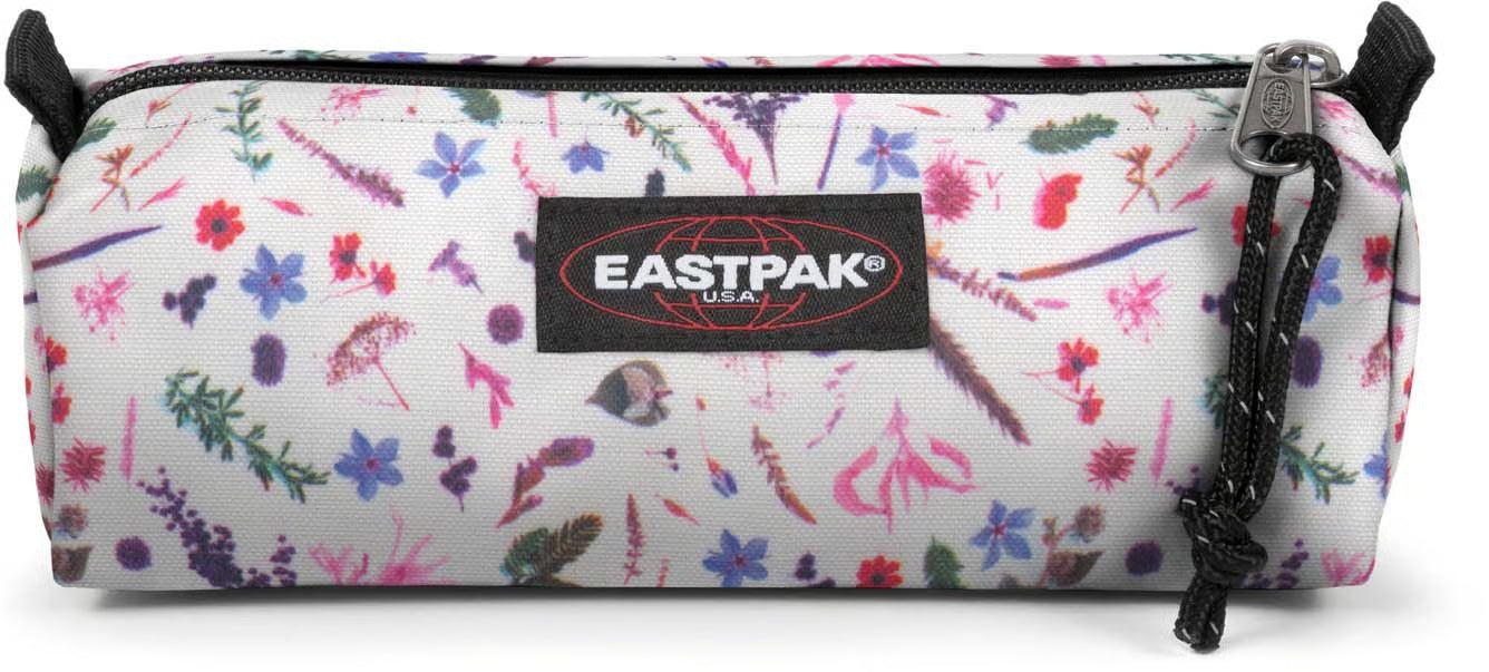 Astuccio Benchmark Eastpak Fiori Bianco