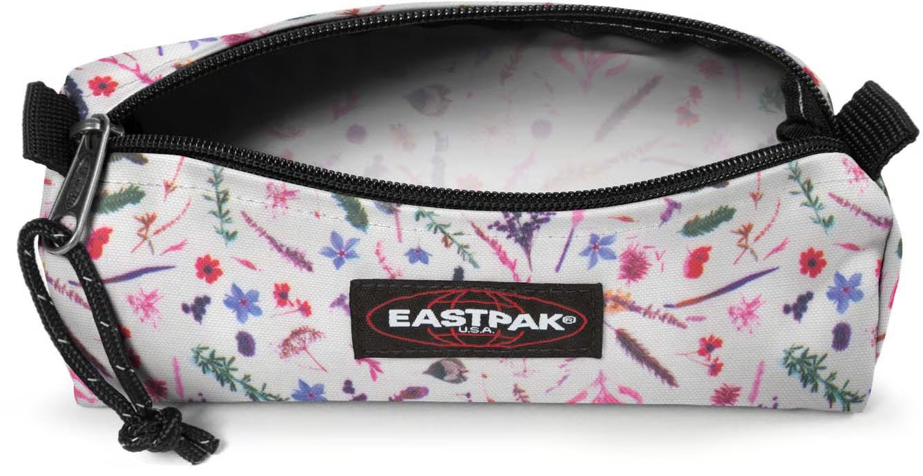 Astuccio Benchmark Eastpak Fiori Bianco