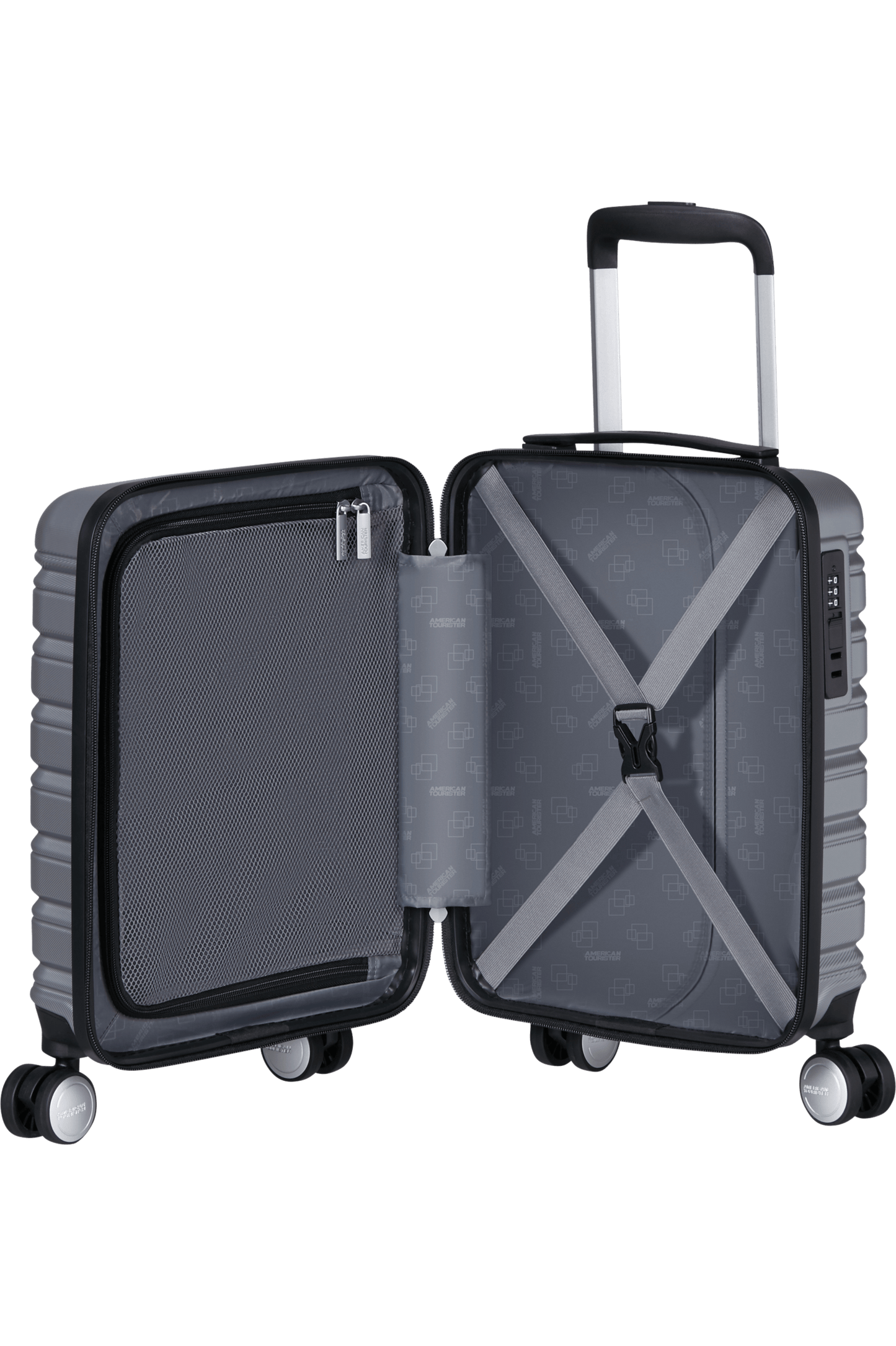 Bagaglio Underseater Sky Grigio 40x30x20 Flashline 4 Ruote
