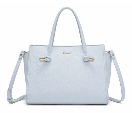 Borsa a mano e tracolla Mimì-Muà Celeste