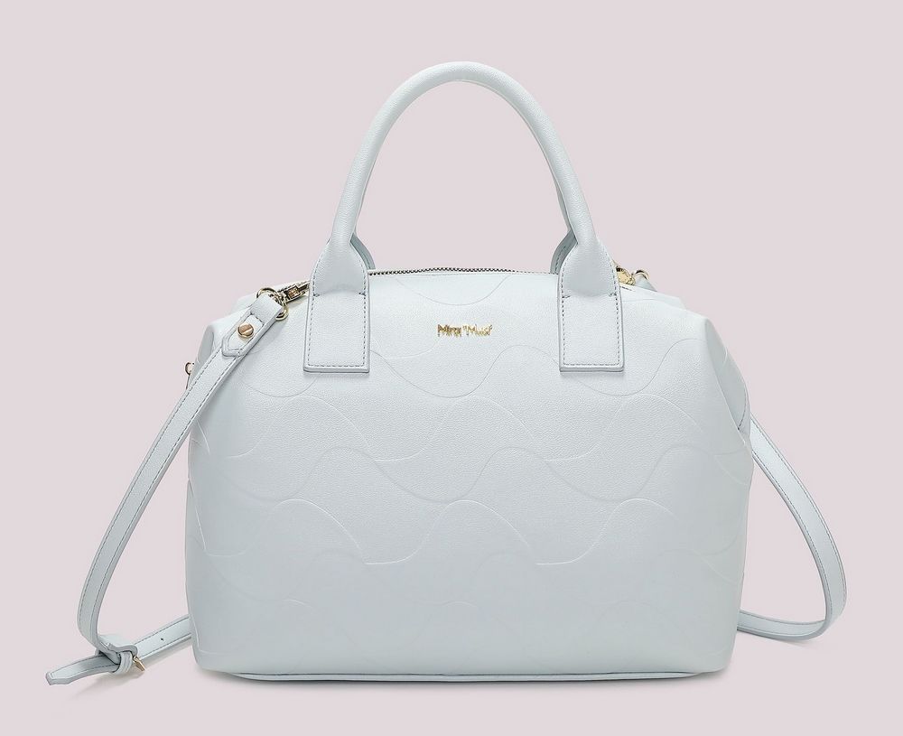 Borsa a mano e tracolla Onde Mimì-Muà Celeste