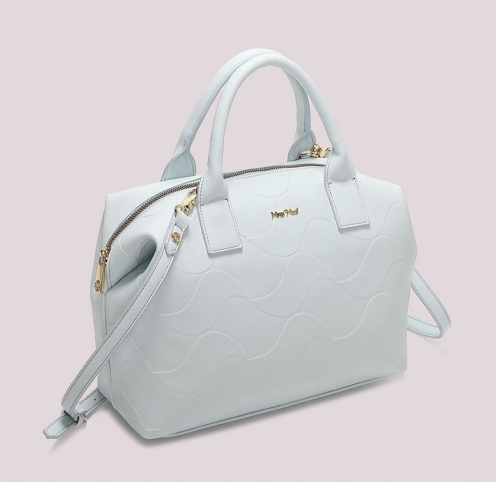 Borsa a mano e tracolla Onde Mimì-Muà Celeste
