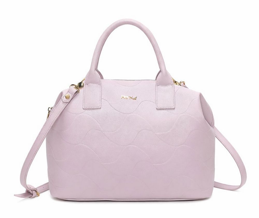 Borsa a Mano Onde Lilla MIMI-MUà