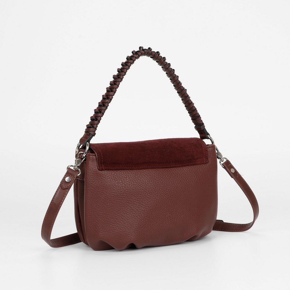Borsa a spalla e tracolla Mimì-Muà Burgundy