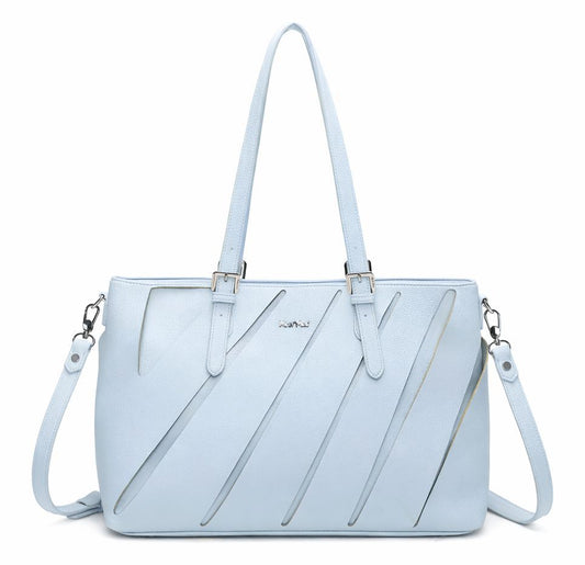 Borsa a spalla e tracolla Mimì-Muà Celeste