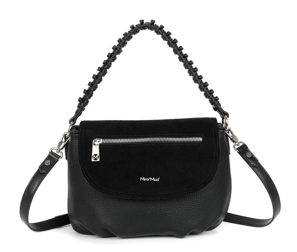 Borsa a spalla e tracolla Mimì-Muà Nera