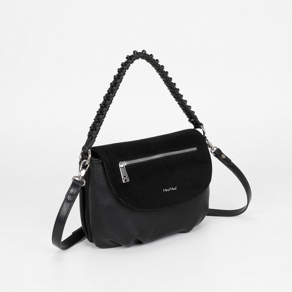 Borsa a spalla e tracolla Mimì-Muà Nera