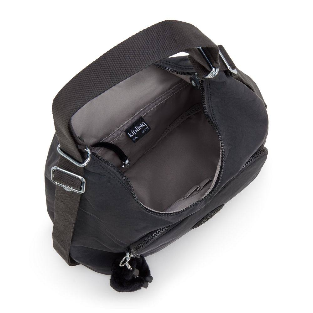 Borsa a spalla zaino Kipling Yenna Black Noir