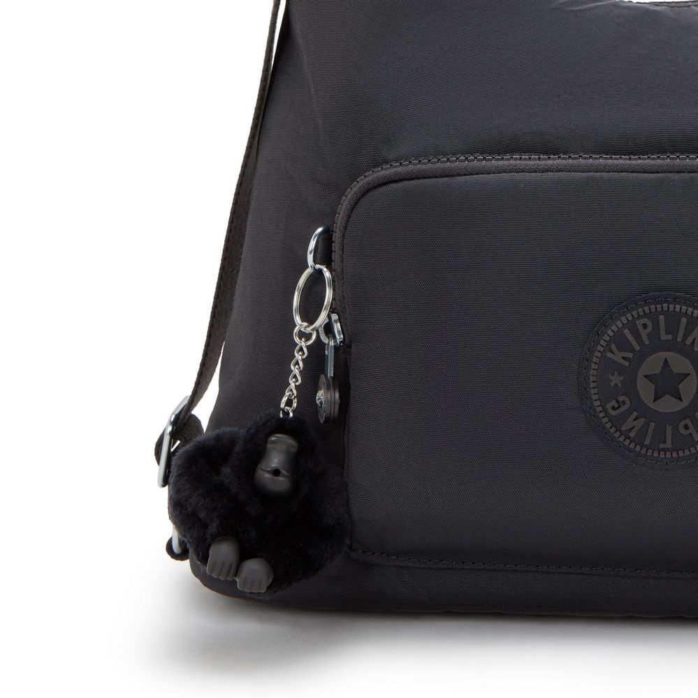 Borsa a spalla zaino Kipling Yenna Black Noir