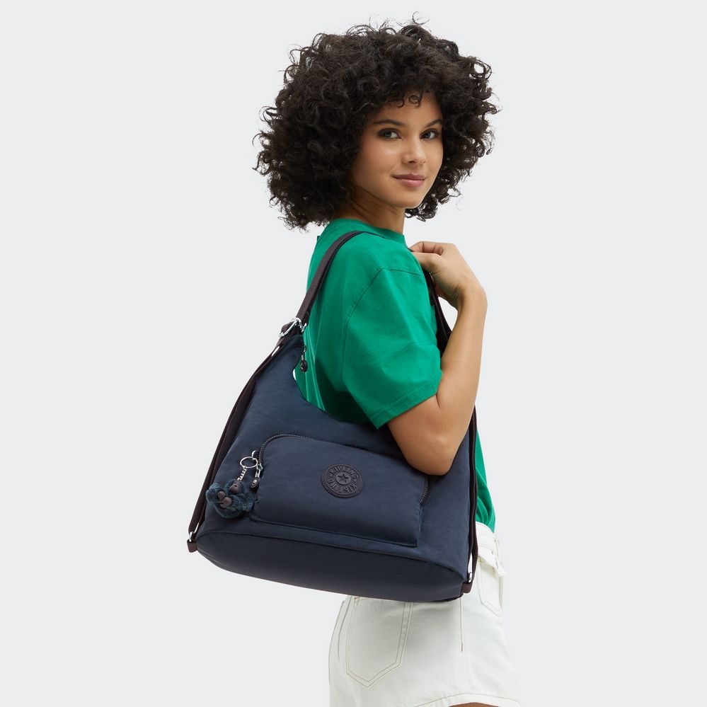 Borsa zaino Kipling Yenna Blue