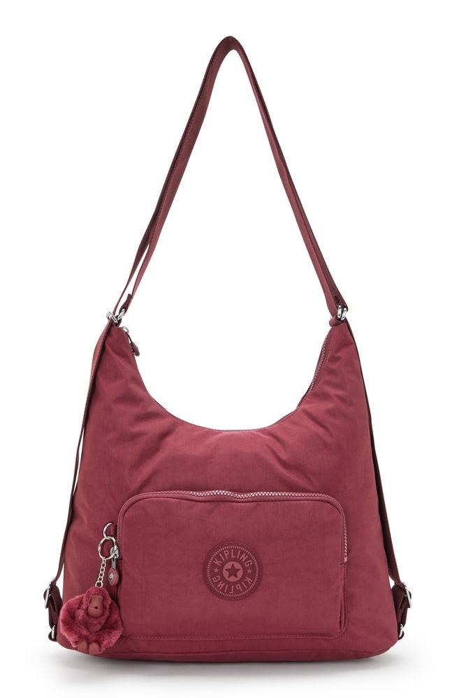 Borsa a spalla zaino Kipling Yenna Lounge Wine