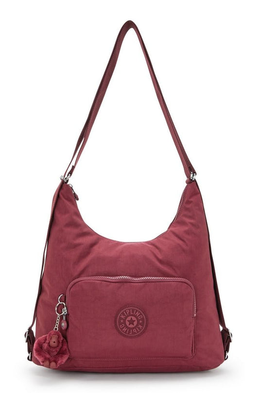 Borsa a spalla zaino Kipling Yenna Lounge Wine