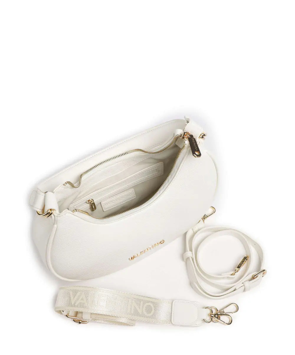 Borsa a Mezza Luna Shelby Bianco