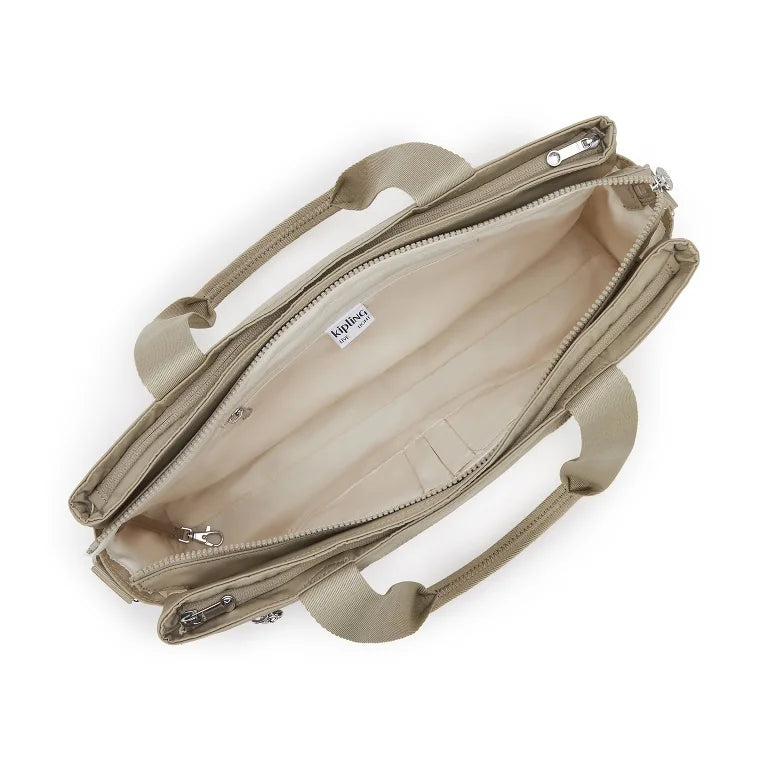 Kipling Basic Elevated Elysia Borsa a spalla 44 cm Beige