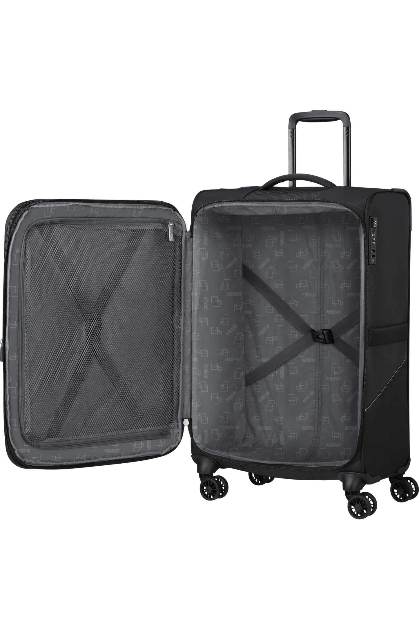 Trolley 4 Ruote SummerRide 69 cm Nero