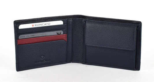 Portafoglio uomo Schermato Roncato Trial DLX 1145 Navy