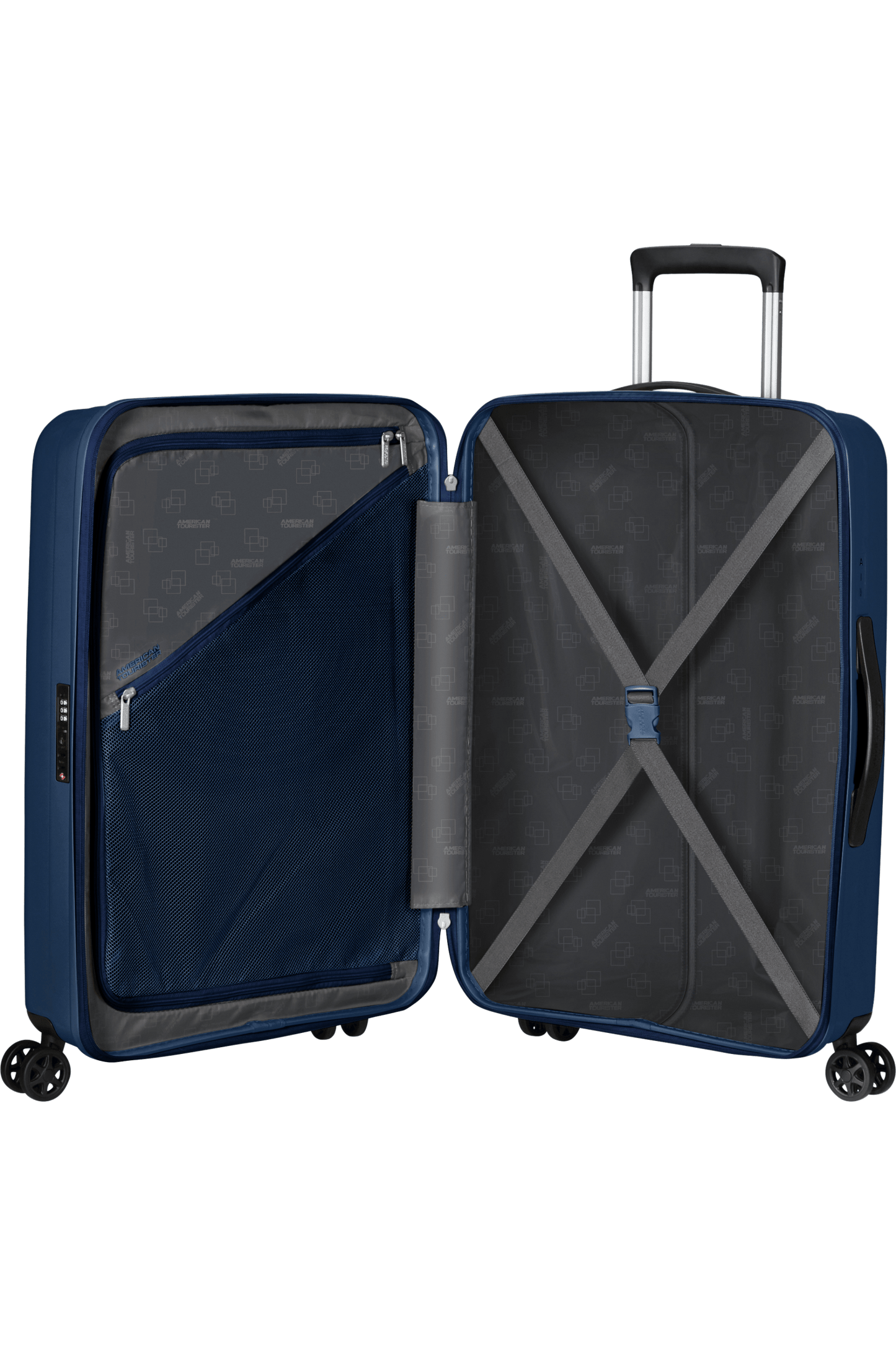 Trolley 4 ruoteSuperleggero 68cm Rejoy Blu