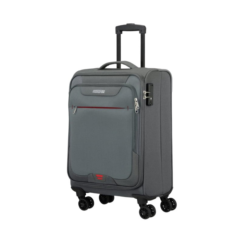 Bagaglio a Mano 55x40x20 Street Roll American Tourister Grigio