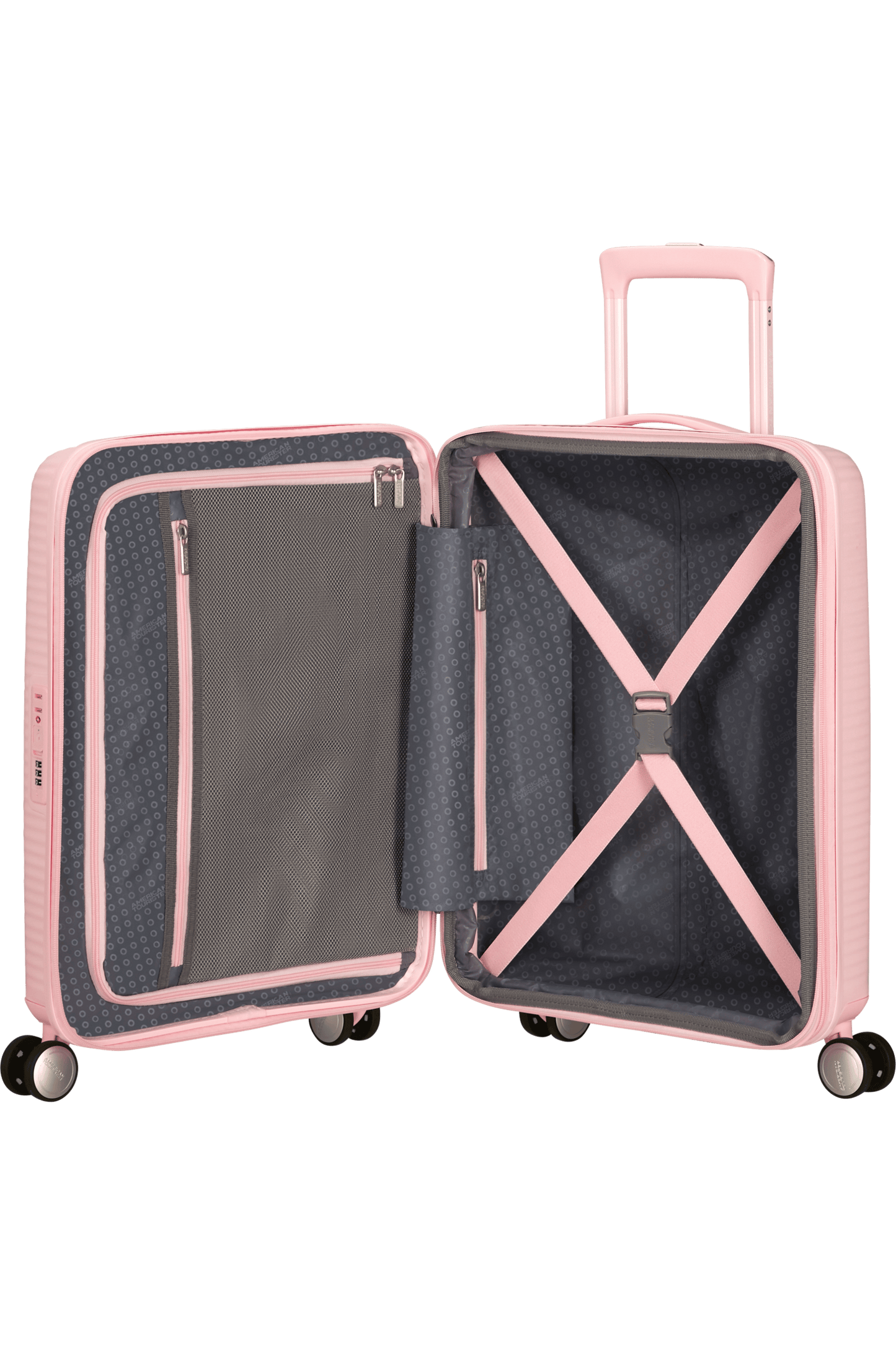SoundBox 55cm Rosa Pastello Espandibile Bagaglio a Mano