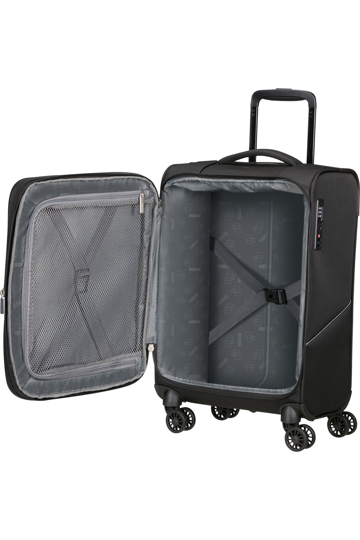 Bagaglio a Mano 55x35x20/25 cm SummerRide Nero